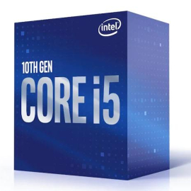 CPU SK 1200 Intel Core i5-10400F Box Chính hãng (2.9GHz up to 4.3GHz, 6 nhân, 12 luồng, 12MB, 65W, dùng VGA)