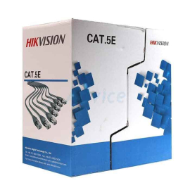Cable LAN HIK DS-1LN5E-E/E UTP CAT5E 305m Xám (Đồng nguyên chất, Vỏ chống cháy)