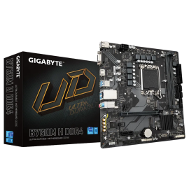 Mainboard SK 1700 GIGABYTE B760M DS3H AX DDR4 Chính hãng (HDMI, 2xDP, 2xM.2 PCIe/NVMe, LAN 2500Mbps, 4 khe RAM DDR4, Wifi6 3 băng tần, Bluetooth v5.3, mATX)