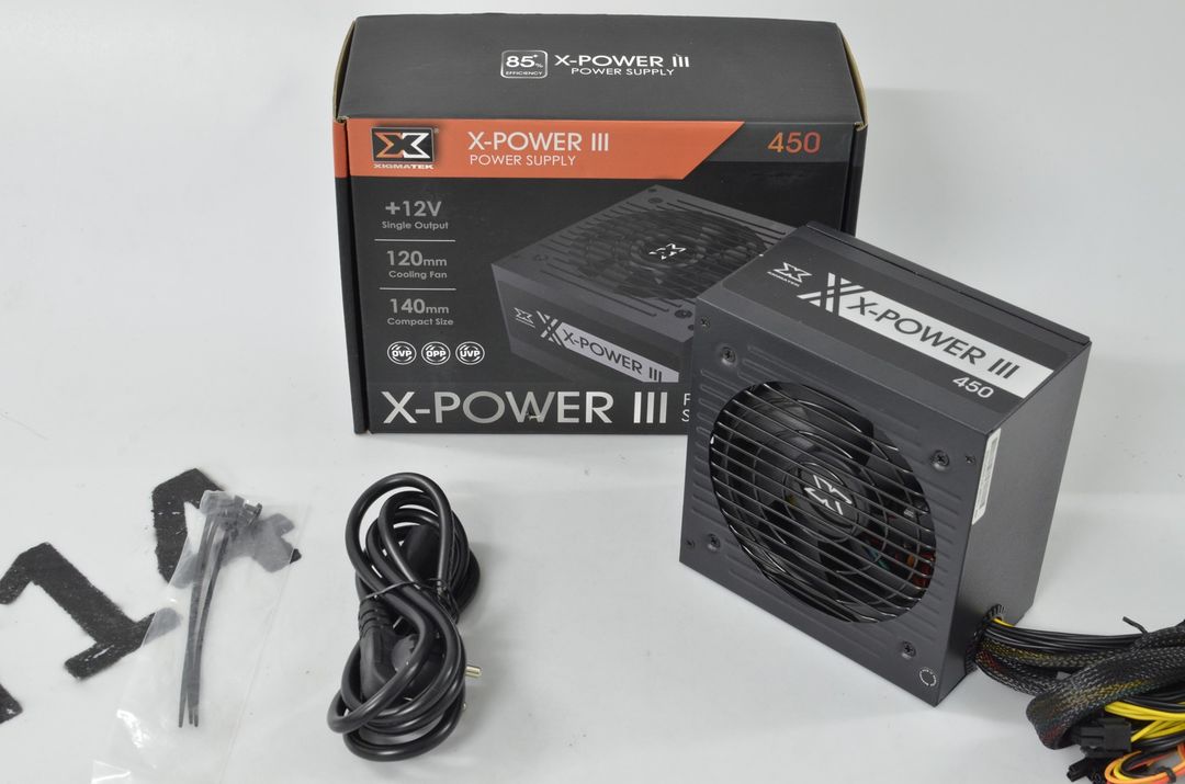 Nguồn CST XIGMATEK X-POWER III 450 400W Chính hãng (2x4+4pin, 6+2pin, Dây dài, Kèm dây nguồn)