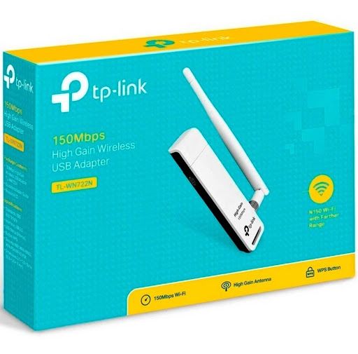 USB thu Wifi TP-Link TL-WN722N Chính hãng (Có anten, 150Mbps)