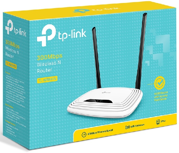 Phát Wifi TP-Link TL-WR841N Chính hãng (2 anten 5dBi, 300Mbps, Repeater, 4LAN)