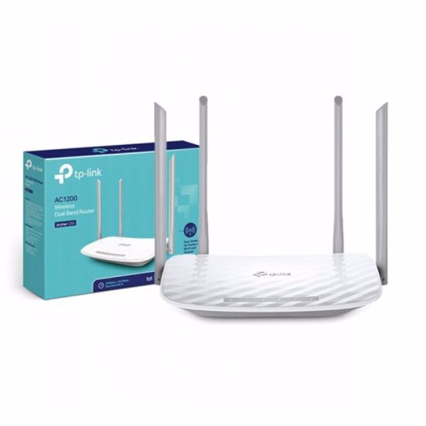 Phát Wifi TP-Link Archer C50 Chính hãng (4 anten, 1167Mbps, 2 băng tần, Repeater, 4LAN)
