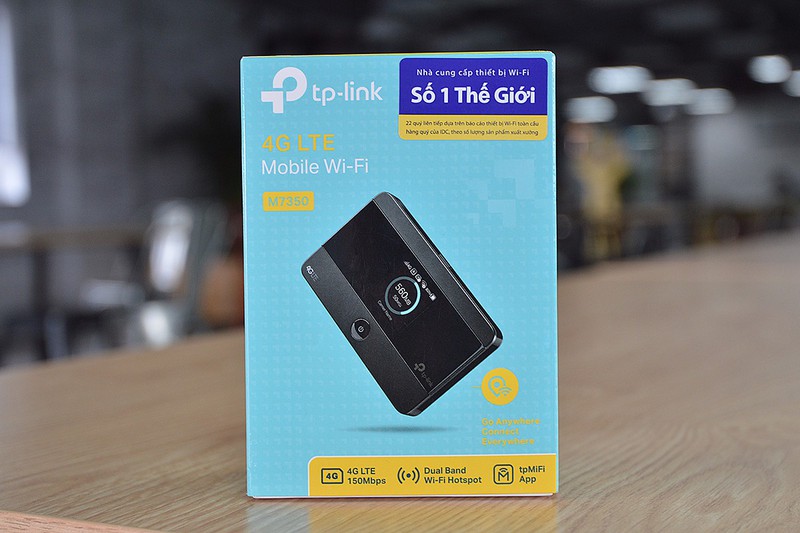 Router Wifi 4G LTE TP-Link M7350 Chính hãng (10 user)