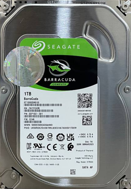 HDD PC SEAGATE 1T BARRACUDA Chính hãng (7200 RPM)