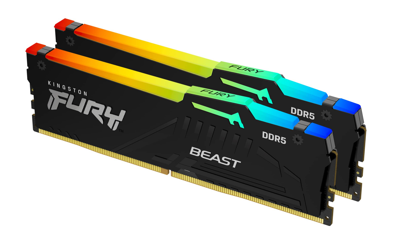 KIT DDR5 PC 16G/5600 (2x8G) KINGSTON FURY BEAST Black RGB New Chính hãng (KF556C40BBAK2-16)