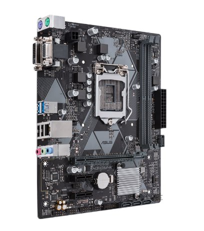 Mainboard SK 1151v2 ASUS PRIME H310M-K R2.0 Box RENEW (VGA, DVI , LAN 1000Mbps, 2 khe RAM DDR4, mATX)
