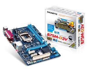 Mainboard SK 1155 GIGABYTE H61M-DS2 3.0 Box RENEW (VGA, COM, LPT, LAN 1000Mbps, 2 khe RAM DDR3, mATX)