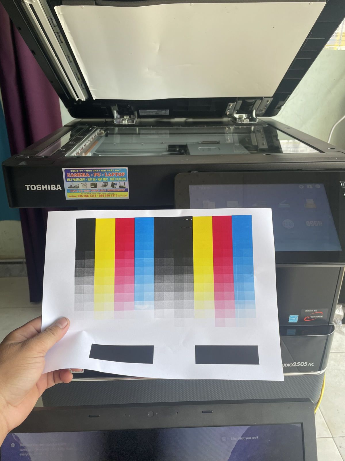 Cho thuê máy photocopy  màu giá rẻ khu công nghiệp nhơn trạch